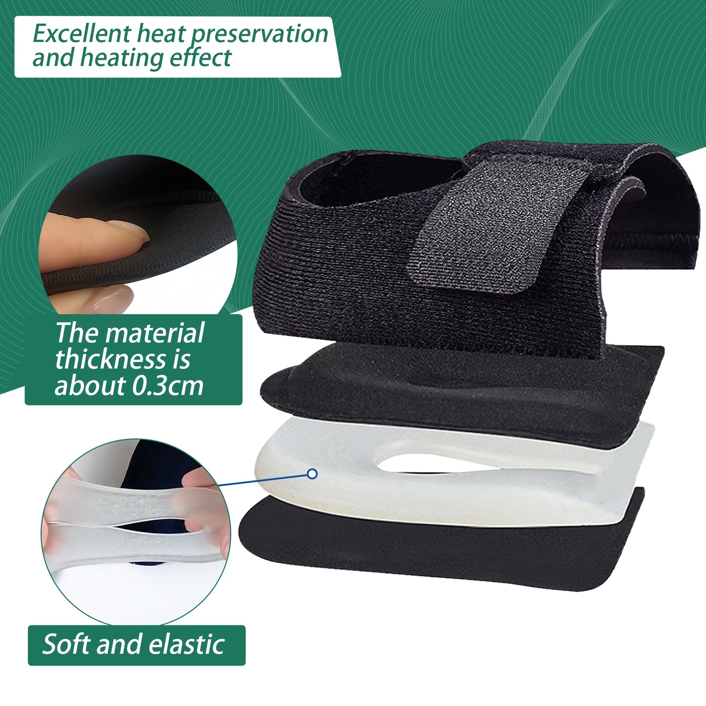 Compression heel sleeves