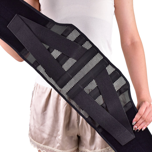 Healthspace Back Support Belt - Neoprene Lumbar Brace for Work & Sports