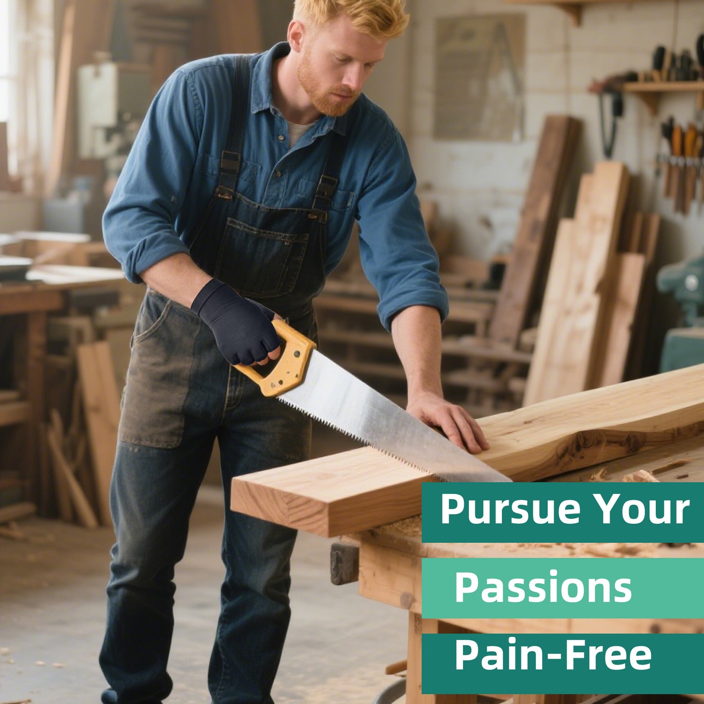 Healthspace Copper-Infused Arthritis Gloves – Compression Support & Silicone Grip for Hand Pain Relief