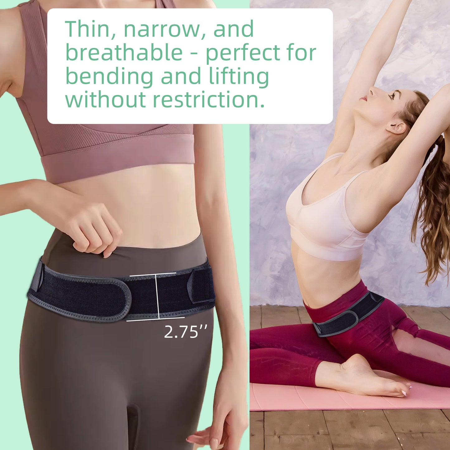 Adjustable waist hip binder for women