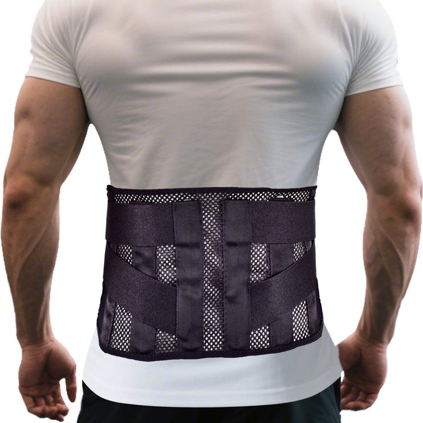 Back brace with support panel