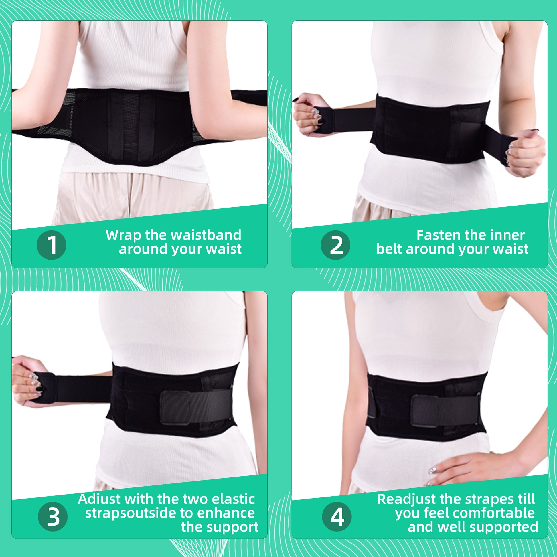 Breathable mesh posture corrector