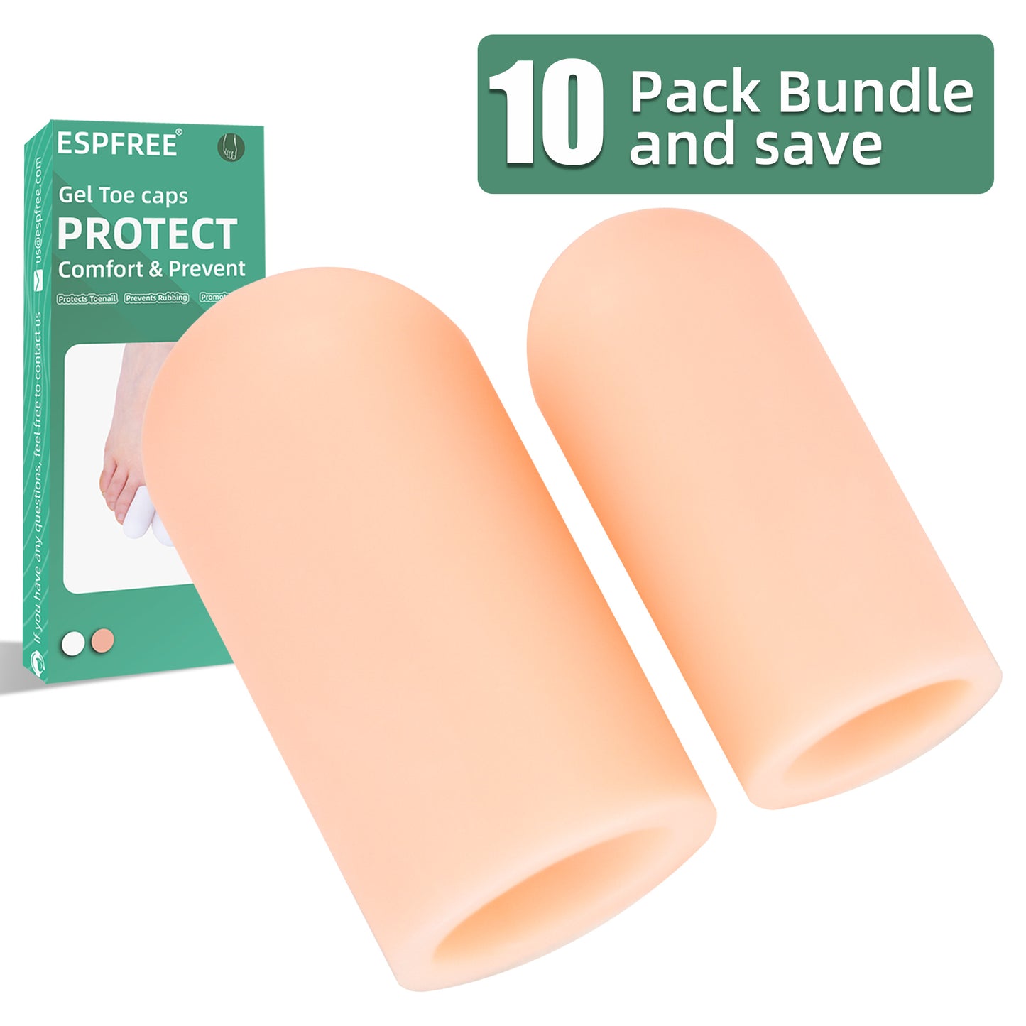 Callus relief toe covers