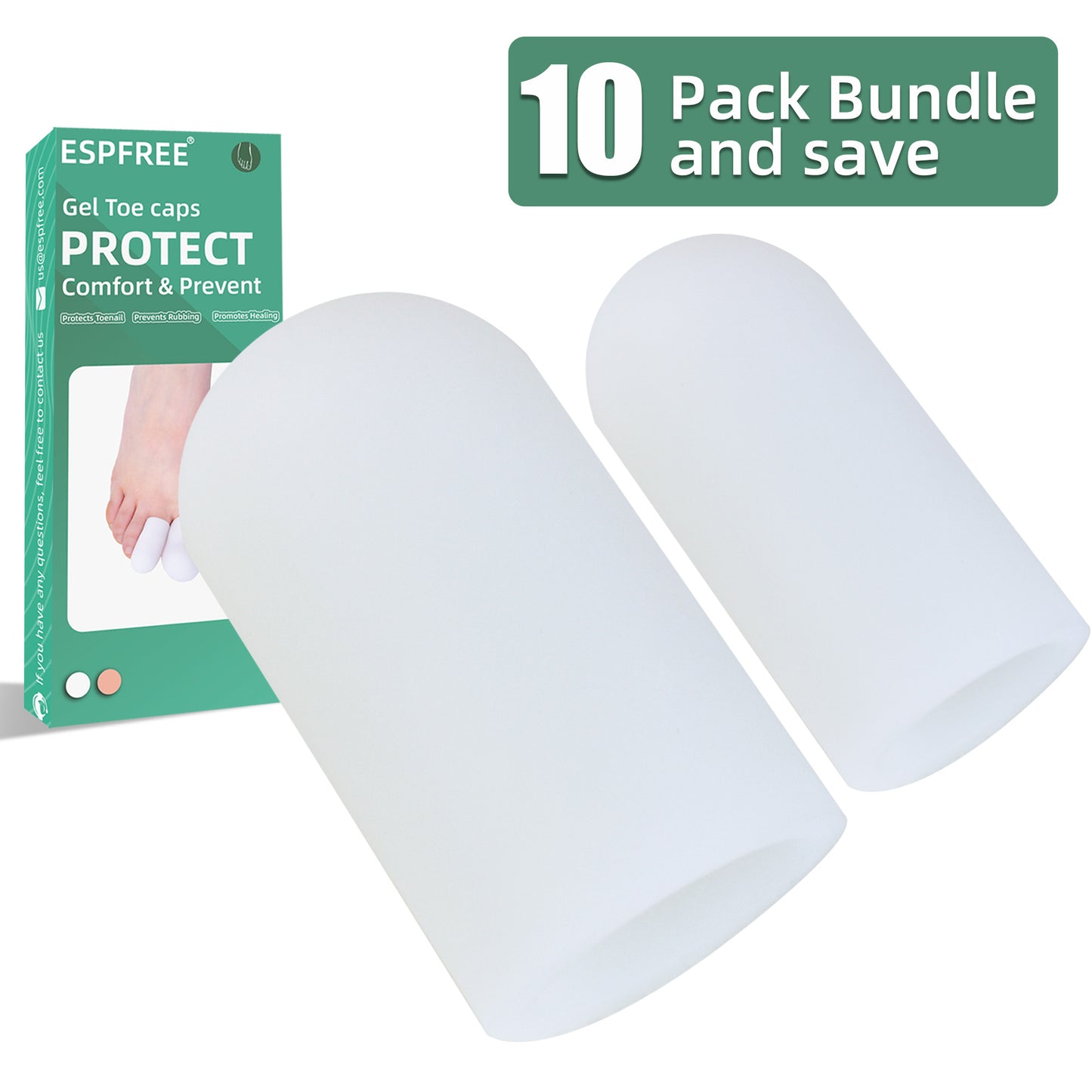 Callus relief toe covers