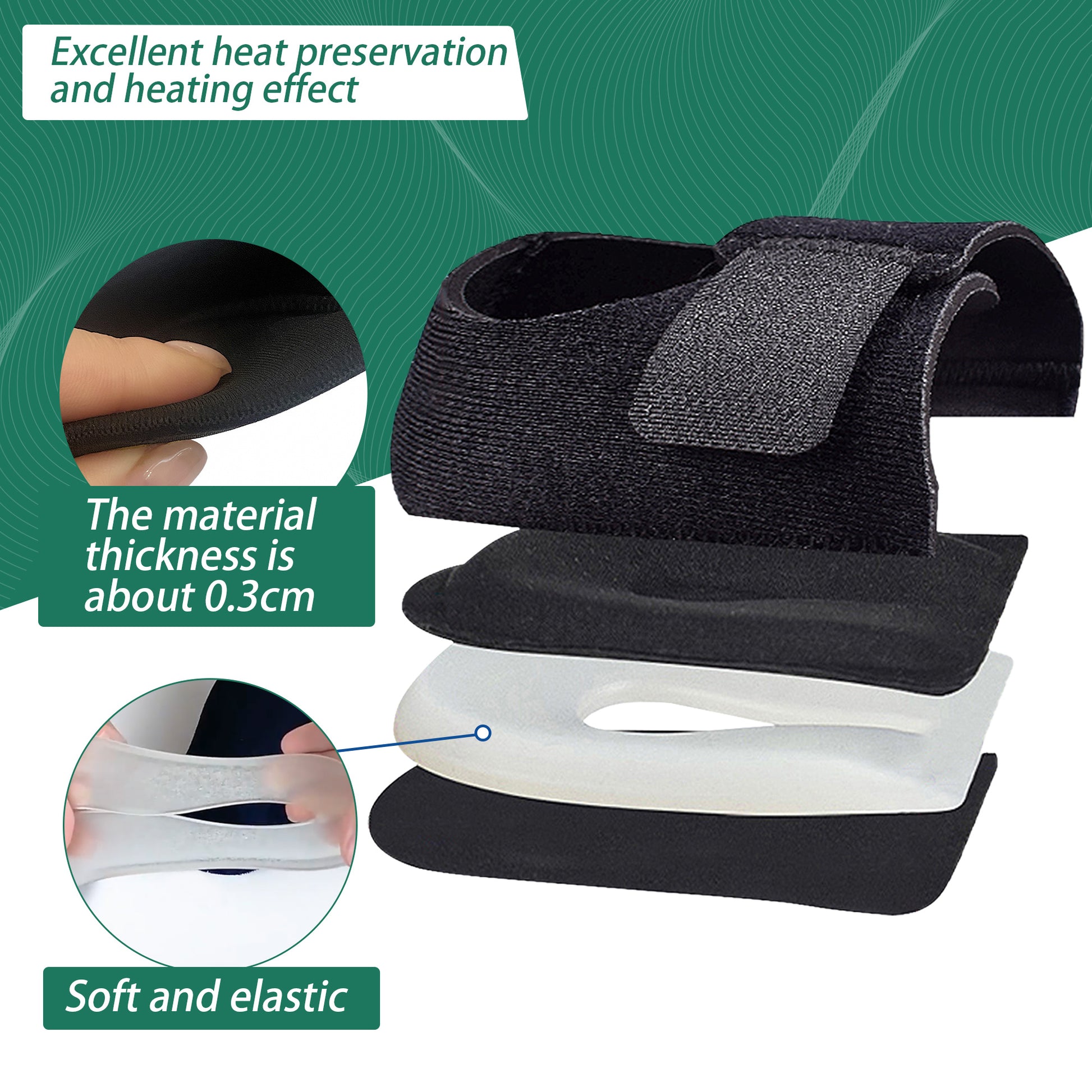 Compression heel sleeves