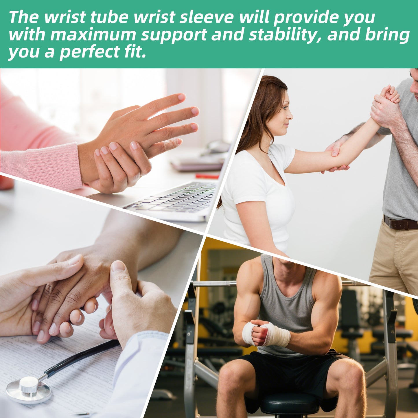 Foam padded wrist brace