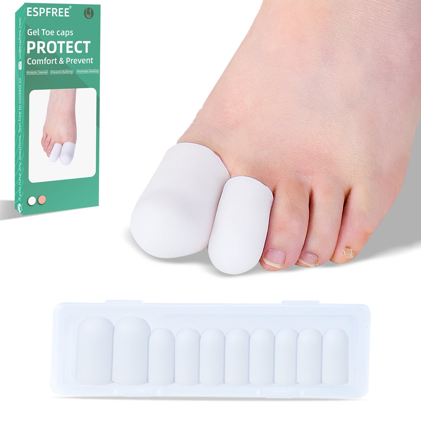 Healthspace gel toe guards