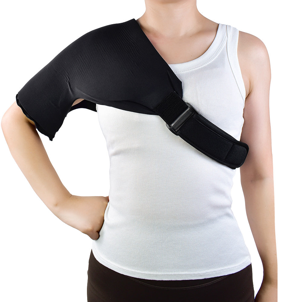 Healthspace reusable shoulder cold and hot therapy wrap for pain relief
