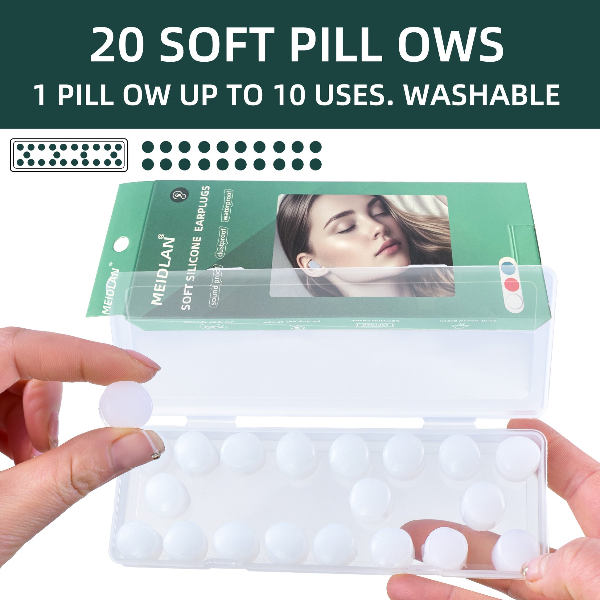 Healthspace silicone ear plugs