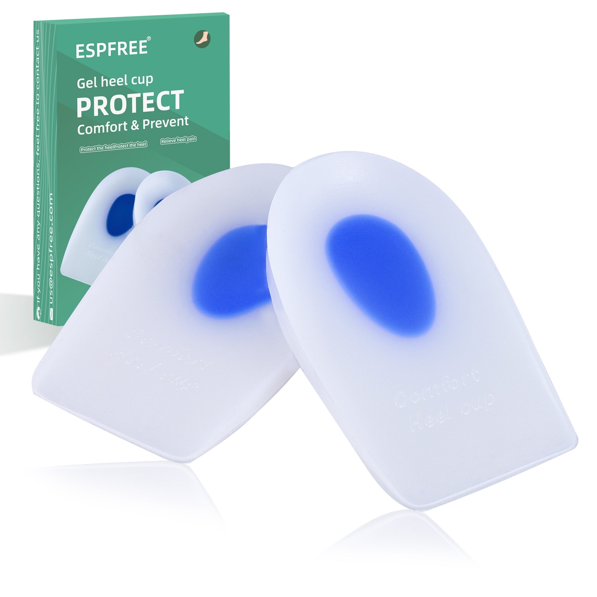 Healthspace silicone heel cushions