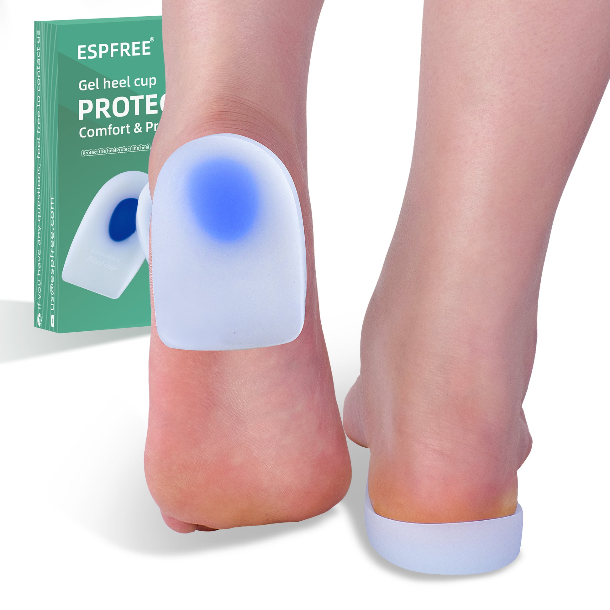 Heel pain relief gel pads
