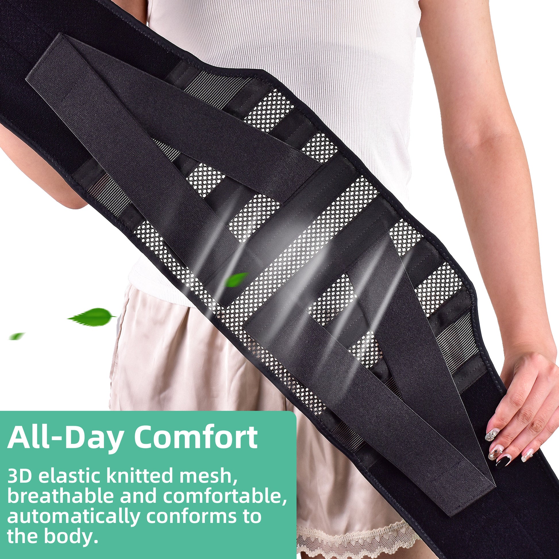 Neoprene back brace for lifting