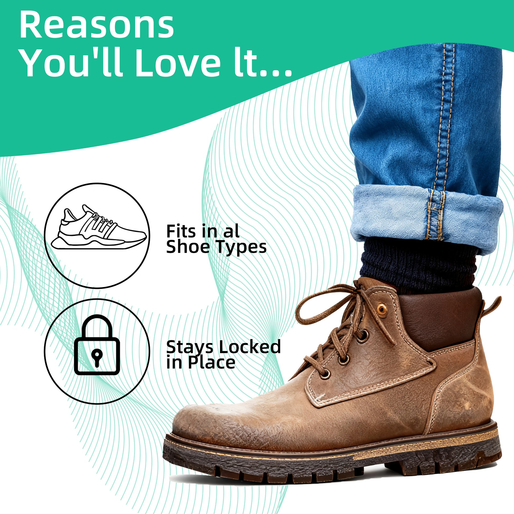 Healthspace heel pads in shoes