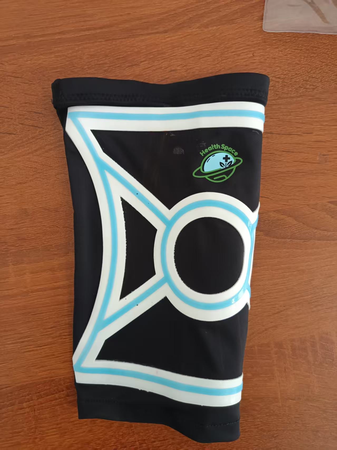 Healthspace Dual-Layer Knee Support Sleeve | Knitted Compression Brace with Silicone Gel Pad for Joint Pain, Arthritis & Sports Stability | Nylon Support for Men & Women