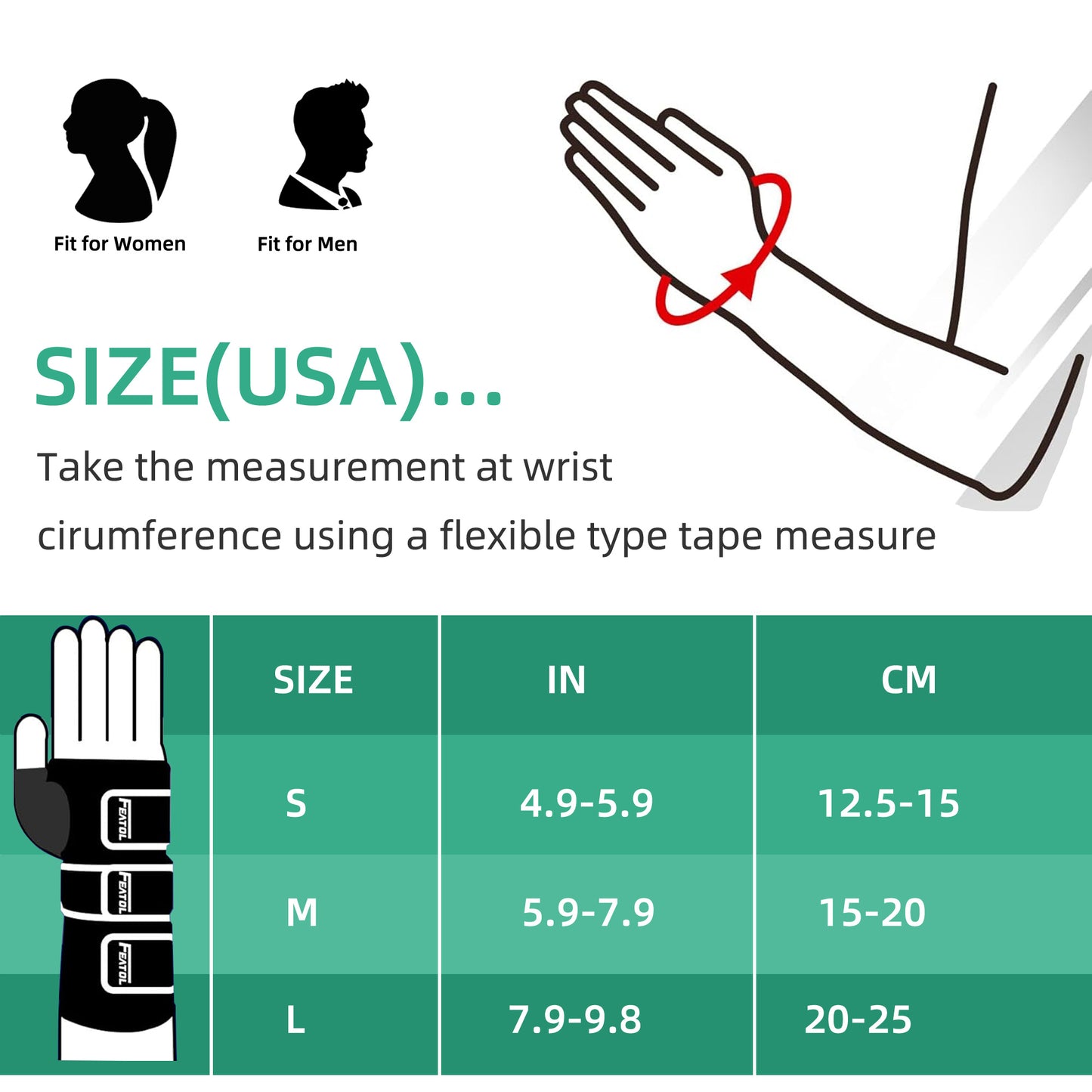 what the size of  wris tbrace